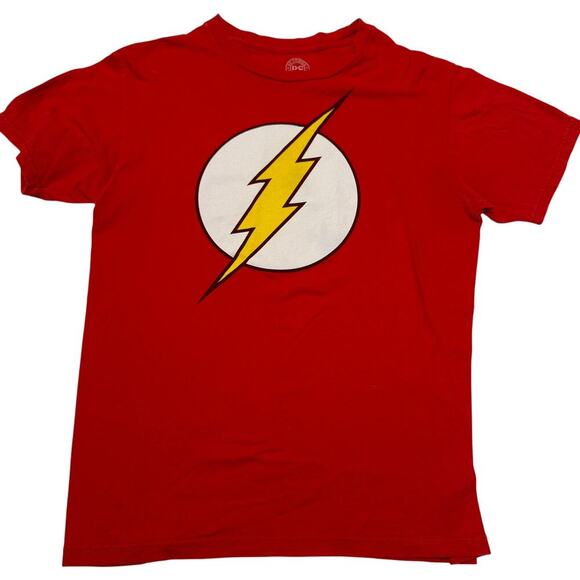 DC Comics DC Comics The Flash 2014 TShirt Red Lightning Bolt Men’s Small Hero - Picture 1 of 4